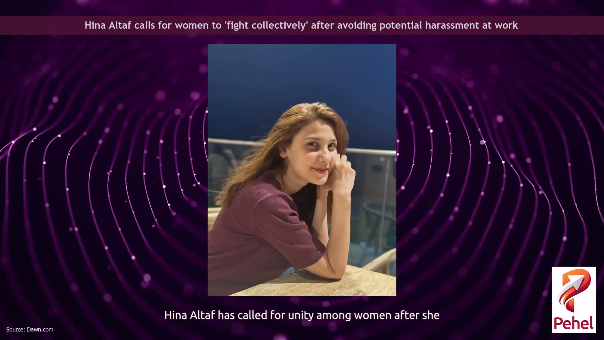 Hina Altaf calls for women to 'fight collectively' after avoiding potential harassment at work