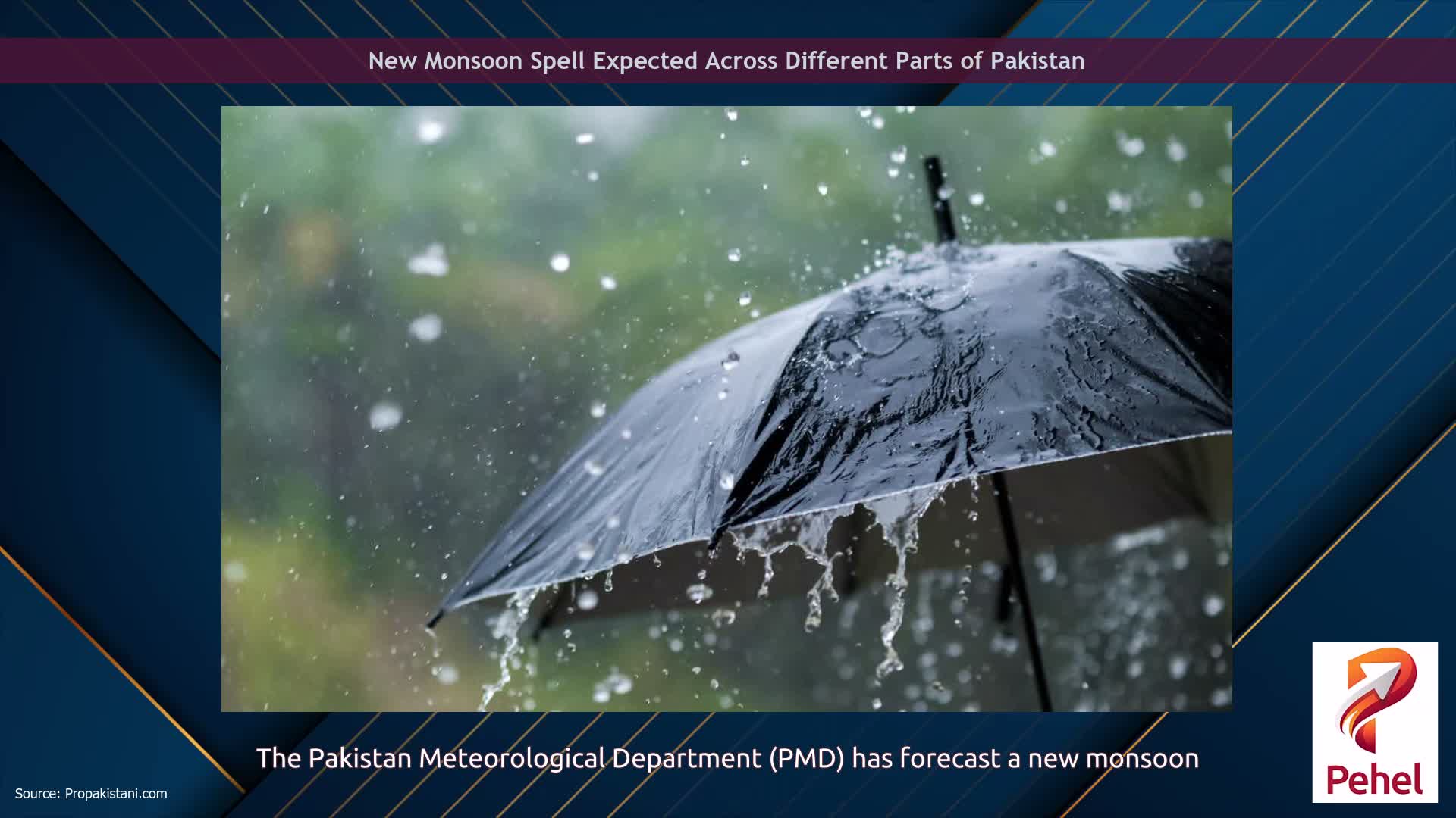 New Monsoon Spell Expected Across Different Parts of Pakistan