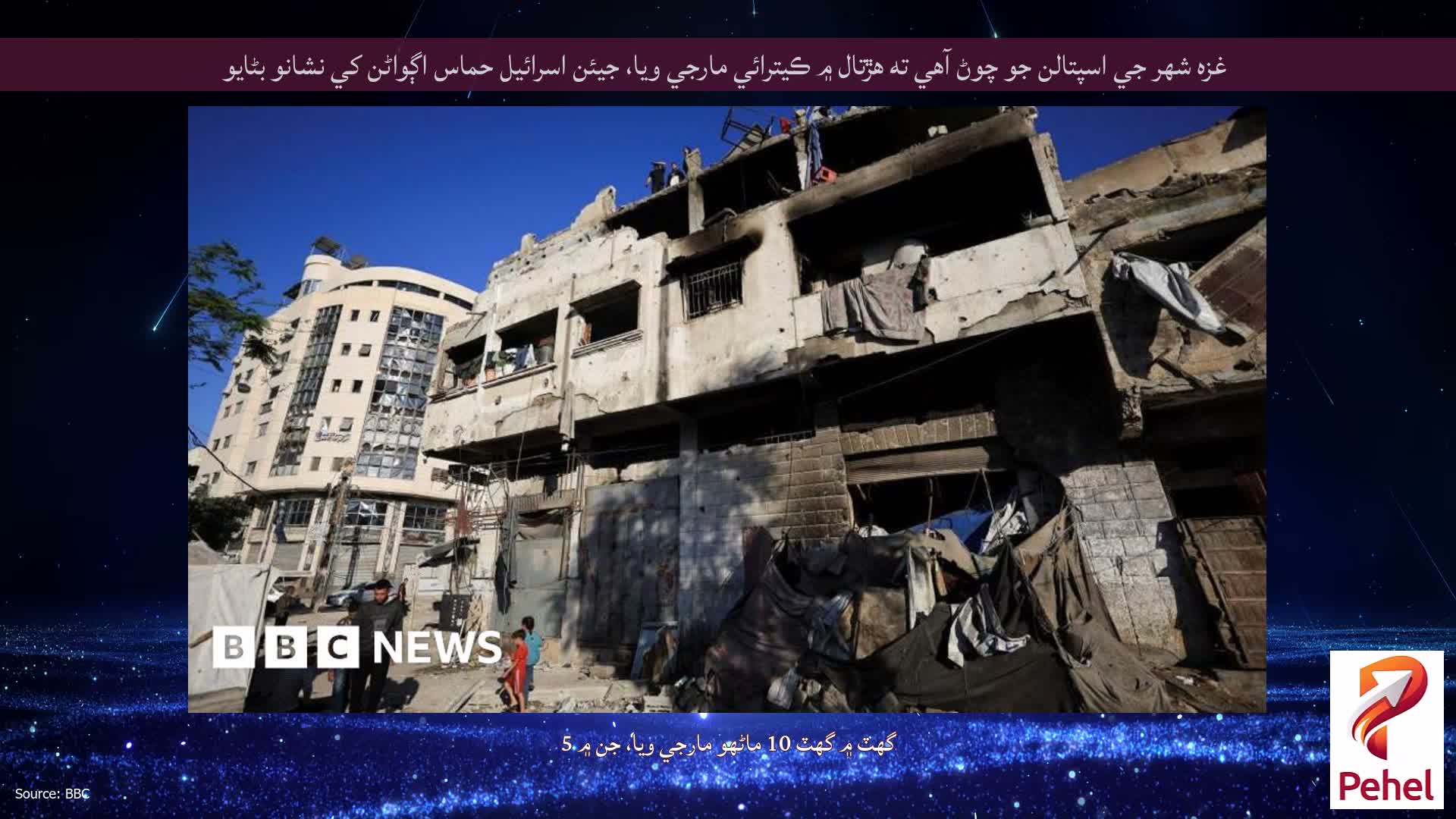 غزه شهر جي اسپتالن جو چوڻ آهي ته هڙتال ۾ ڪيترائي مارجي ويا، جيئن اسرائيل حماس اڳواڻن کي نشانو بڻايو