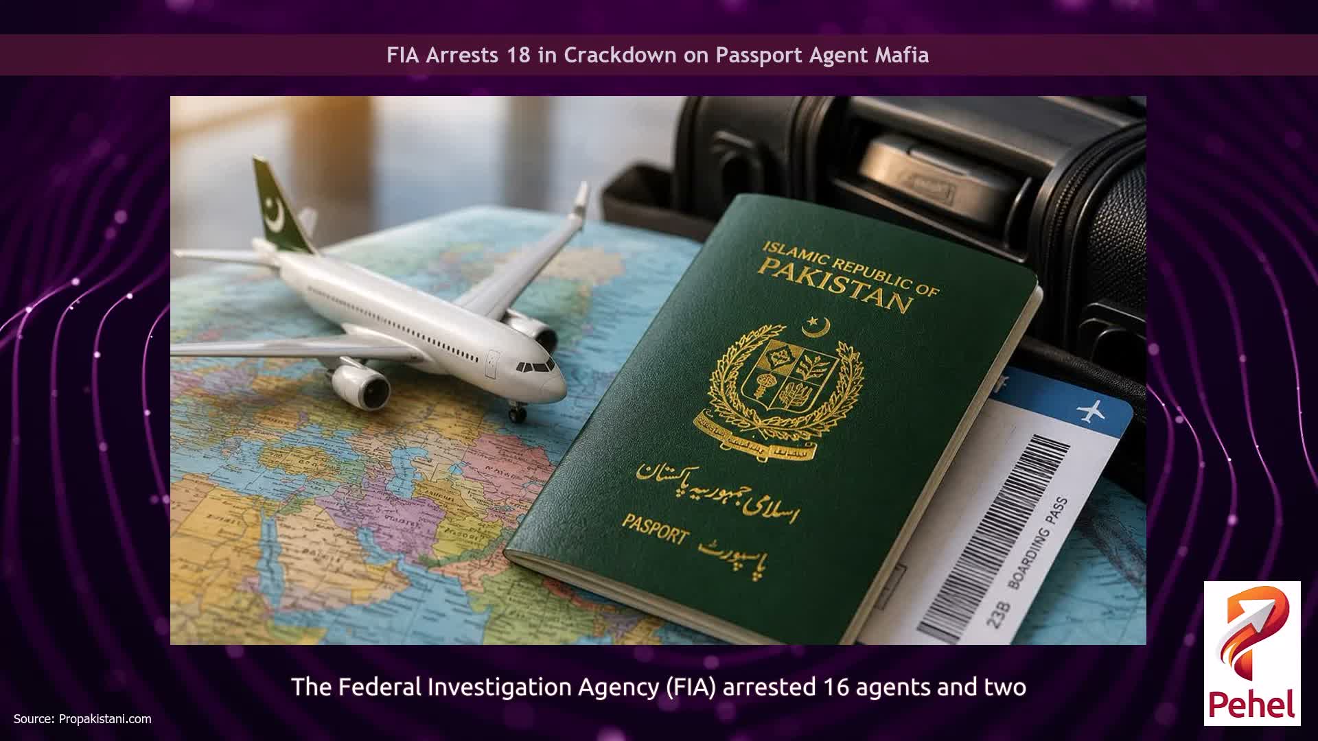 FIA Arrests 18 in Crackdown on Passport Agent Mafia