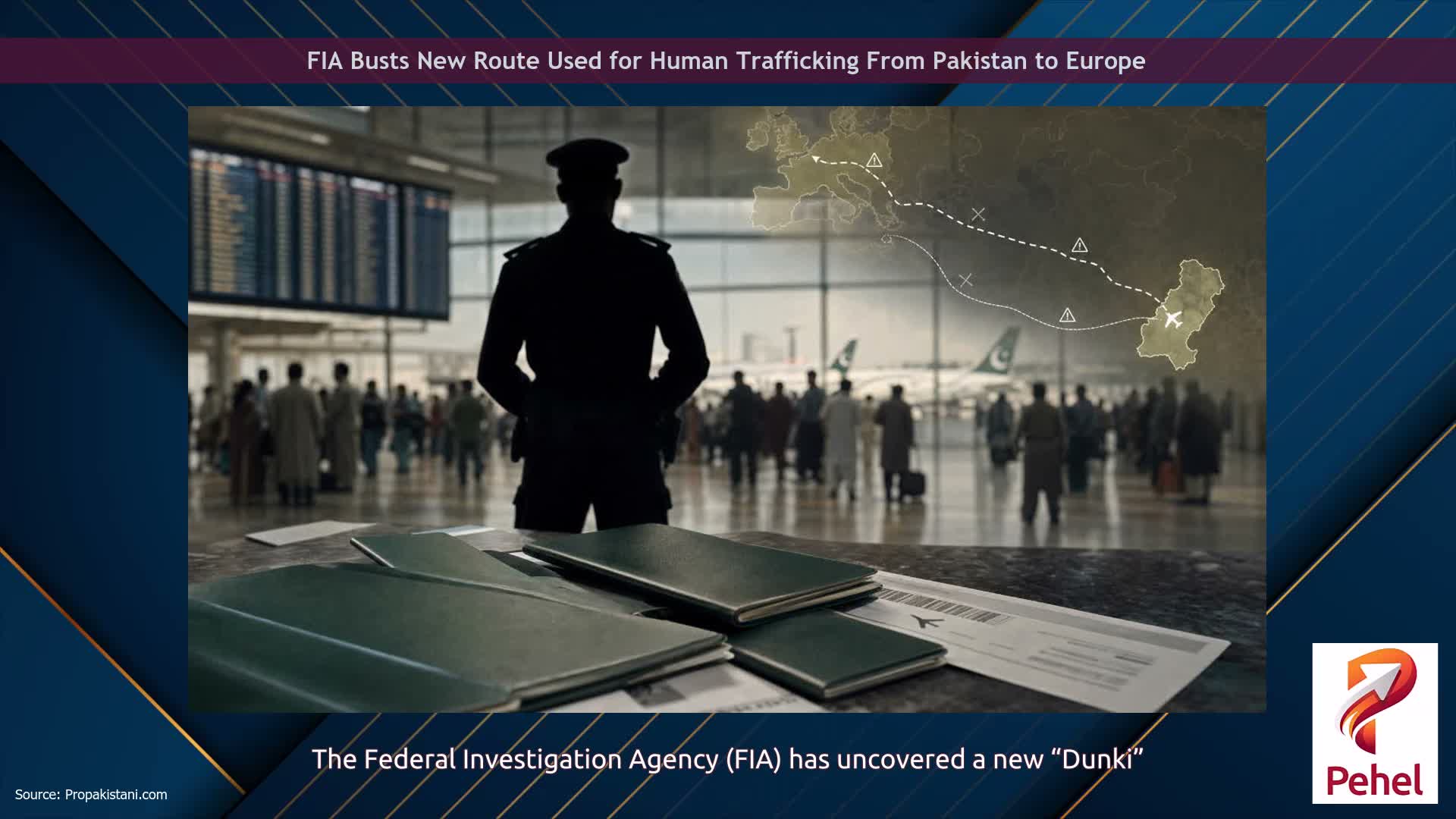 FIA Busts New Route Used for Human Trafficking From Pakistan to Europe