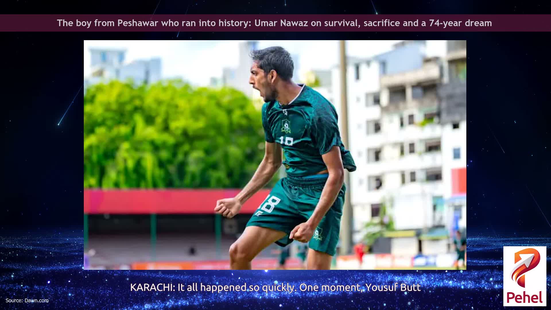 The boy from Peshawar who ran into history: Umar Nawaz on survival, sacrifice and a 74-year dream