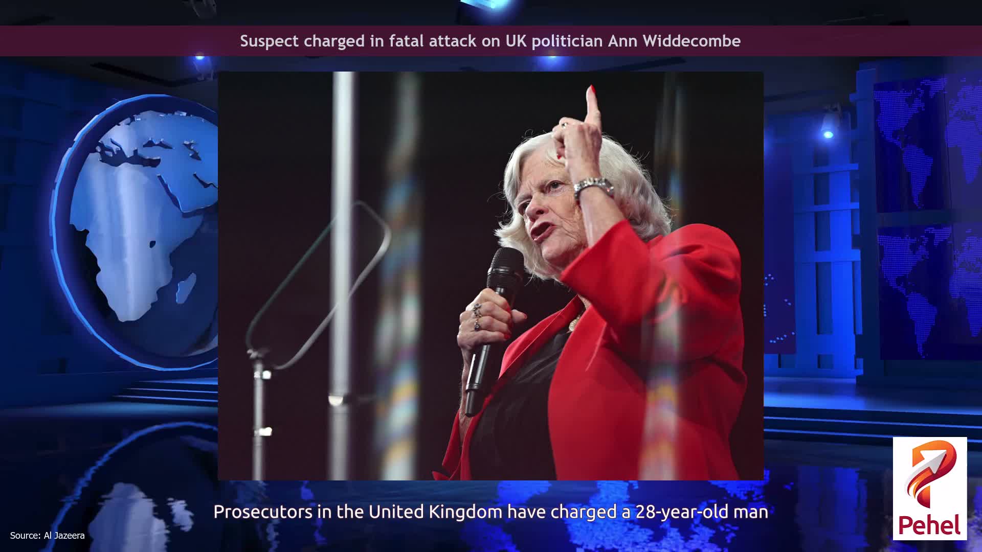 Suspect charged in fatal attack on UK politician Ann Widdecombe