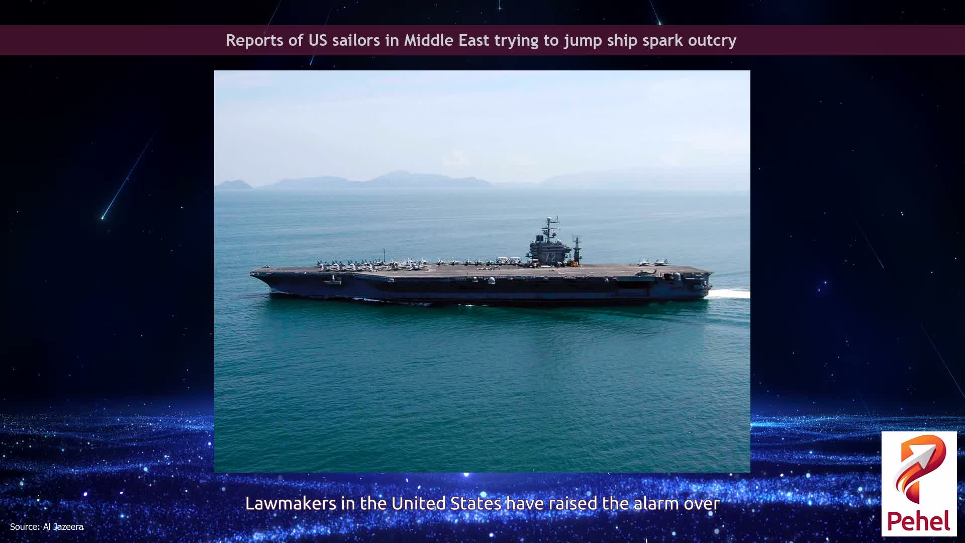 Reports of US sailors in Middle East trying to jump ship spark outcry