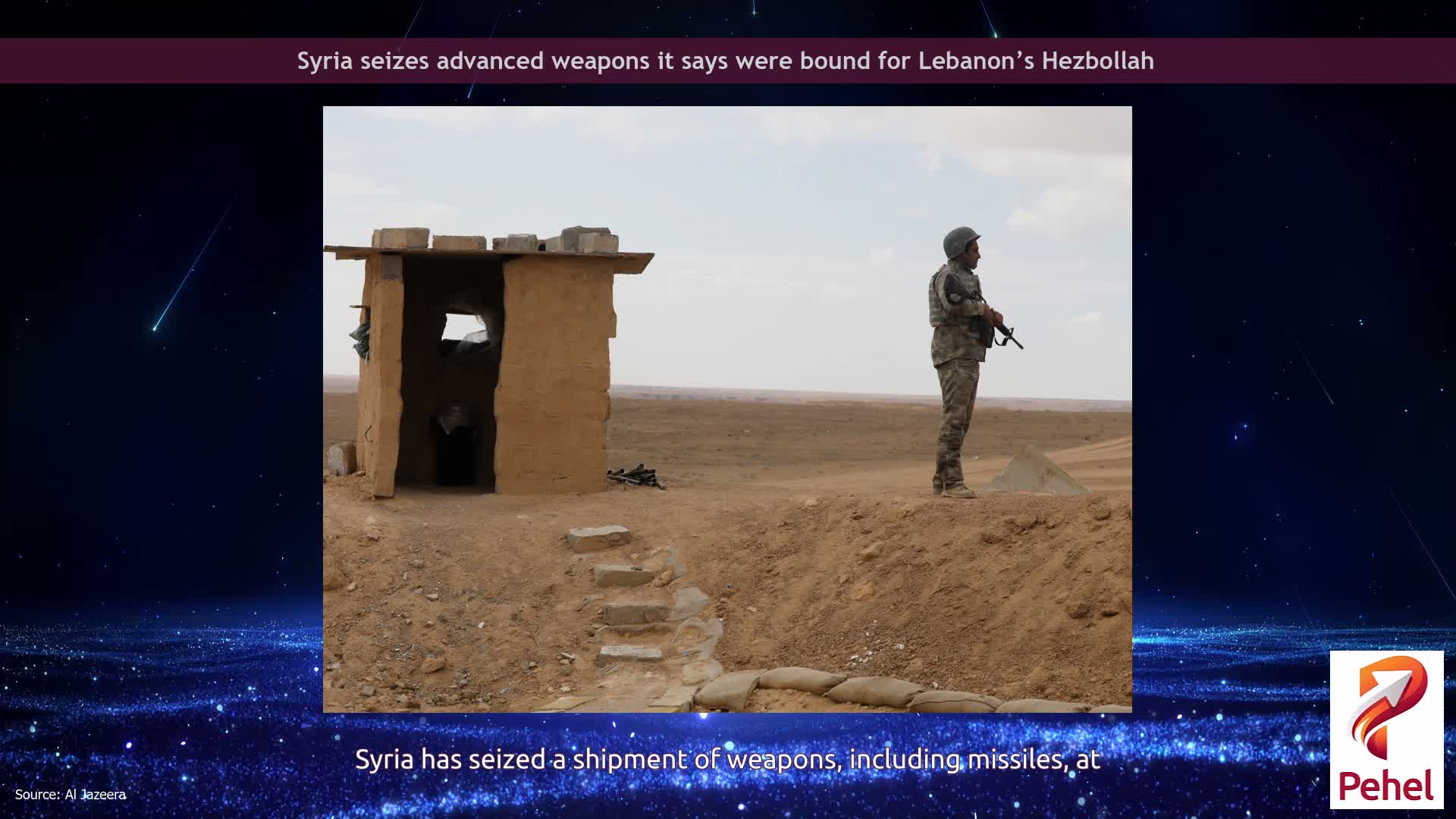 Syria seizes advanced weapons it says were bound for Lebanon’s Hezbollah