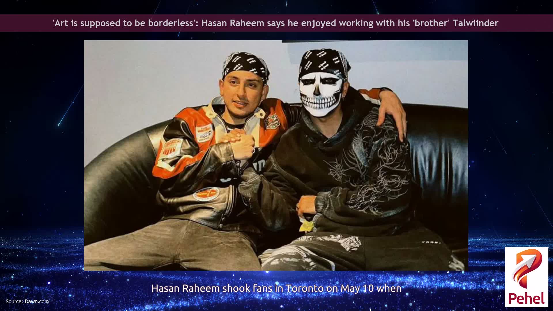 'Art is supposed to be borderless': Hasan Raheem says he enjoyed working with his 'brother' Talwiinder