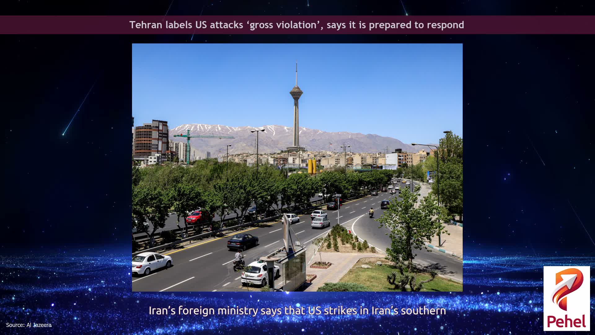 Tehran labels US attacks ‘gross violation’, says it is prepared to respond