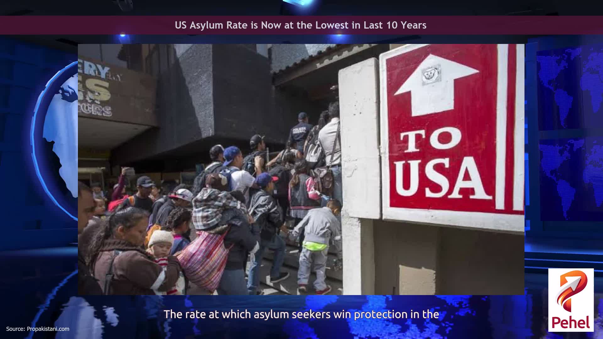 US Asylum Rate is Now at the Lowest in Last 10 Years