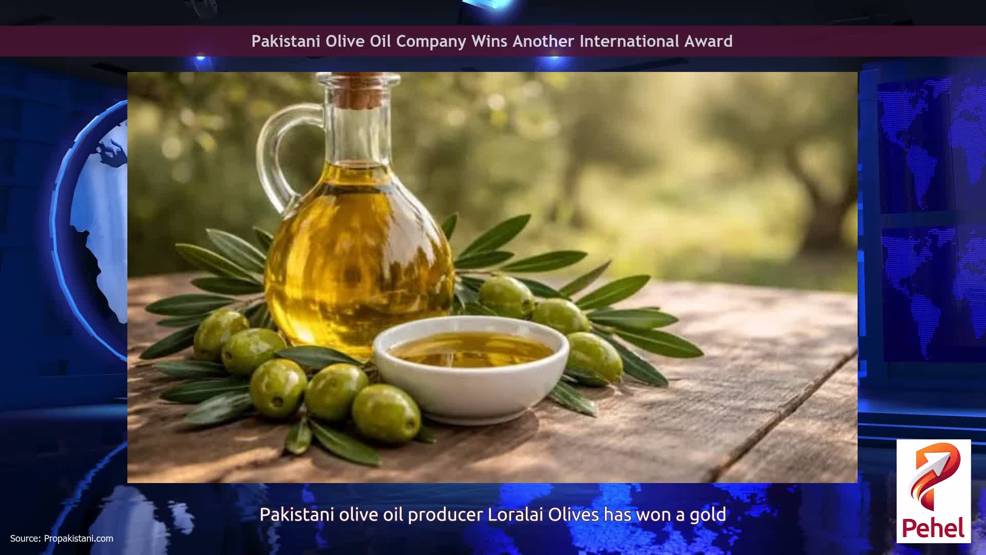Pakistani Olive Oil Company Wins Another International Award