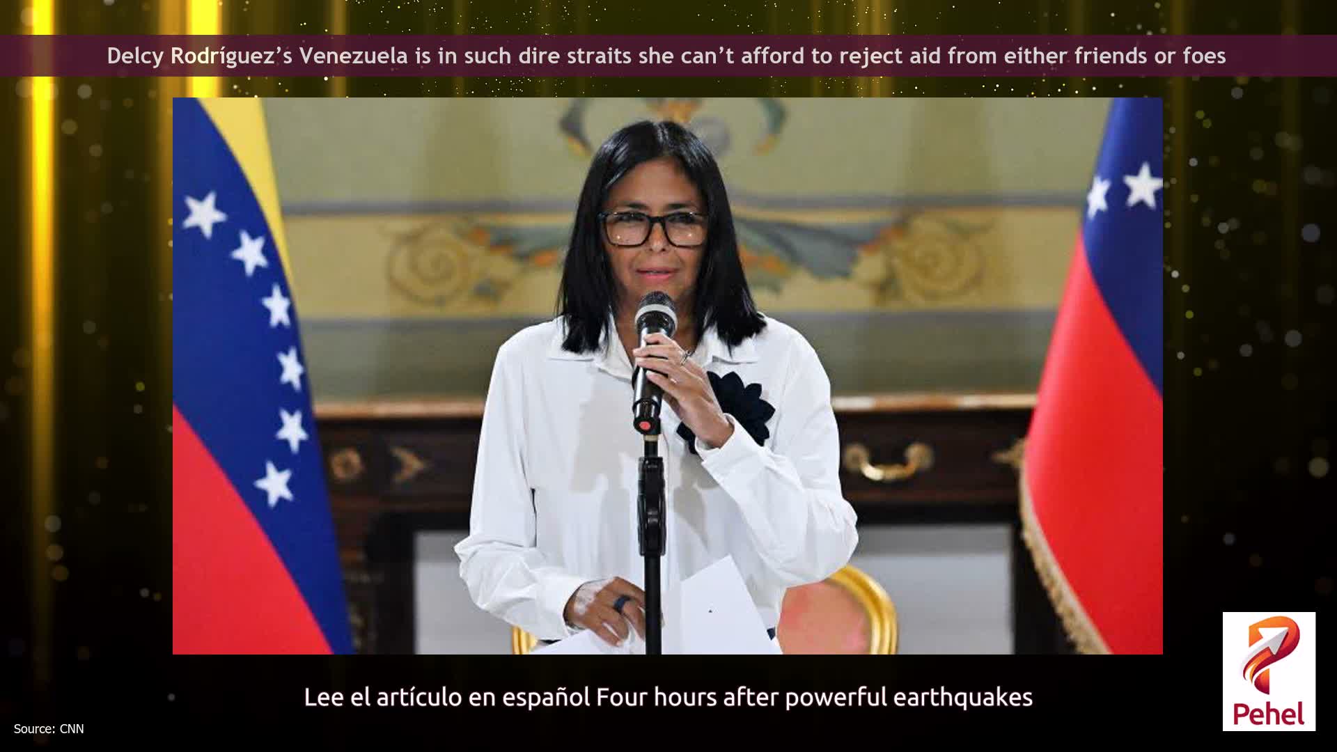 Delcy Rodríguez’s Venezuela is in such dire straits she can’t afford to reject aid from either friends or foes