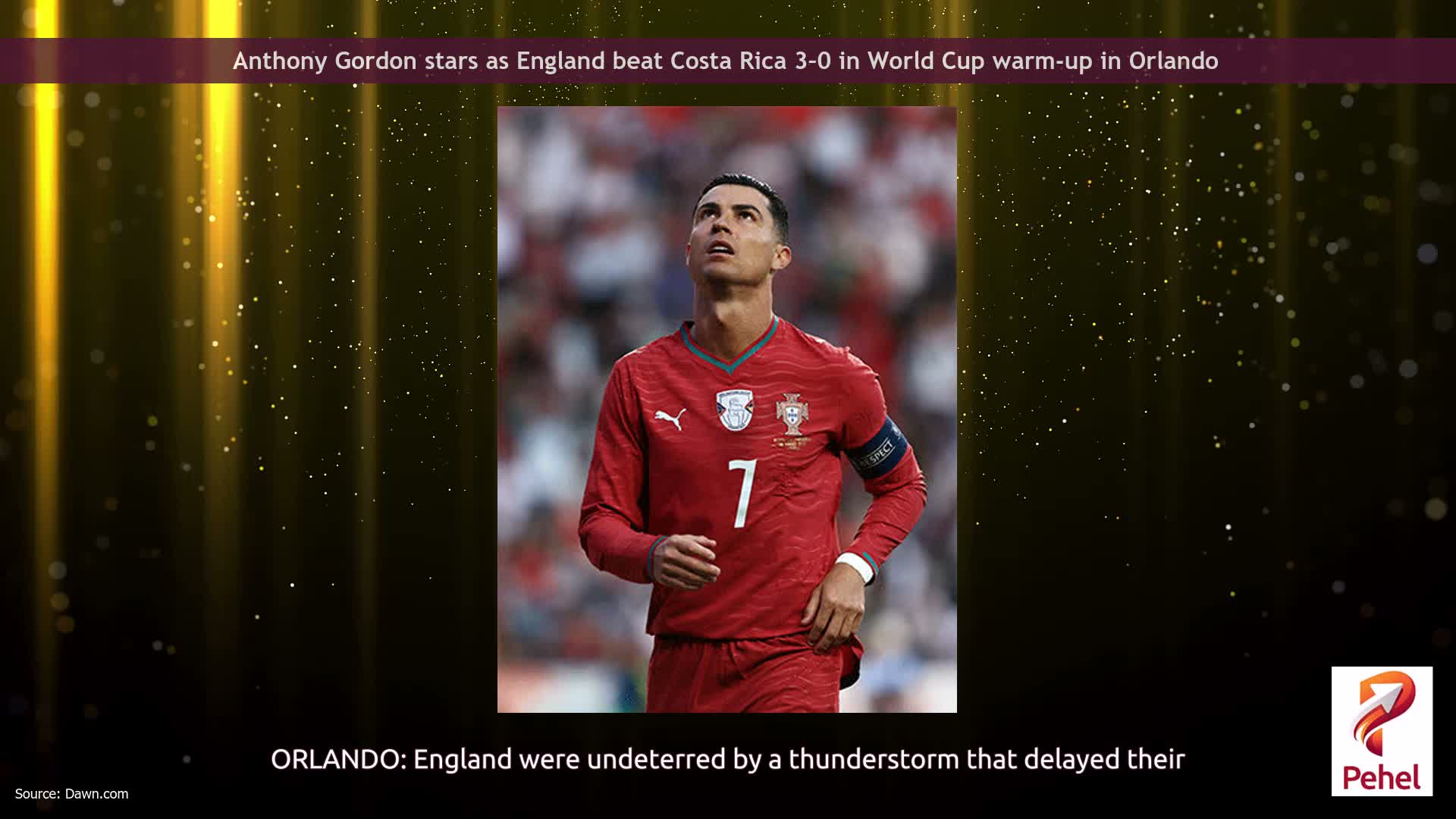 Anthony Gordon stars as England beat Costa Rica 3–0 in World Cup warm-up in Orlando