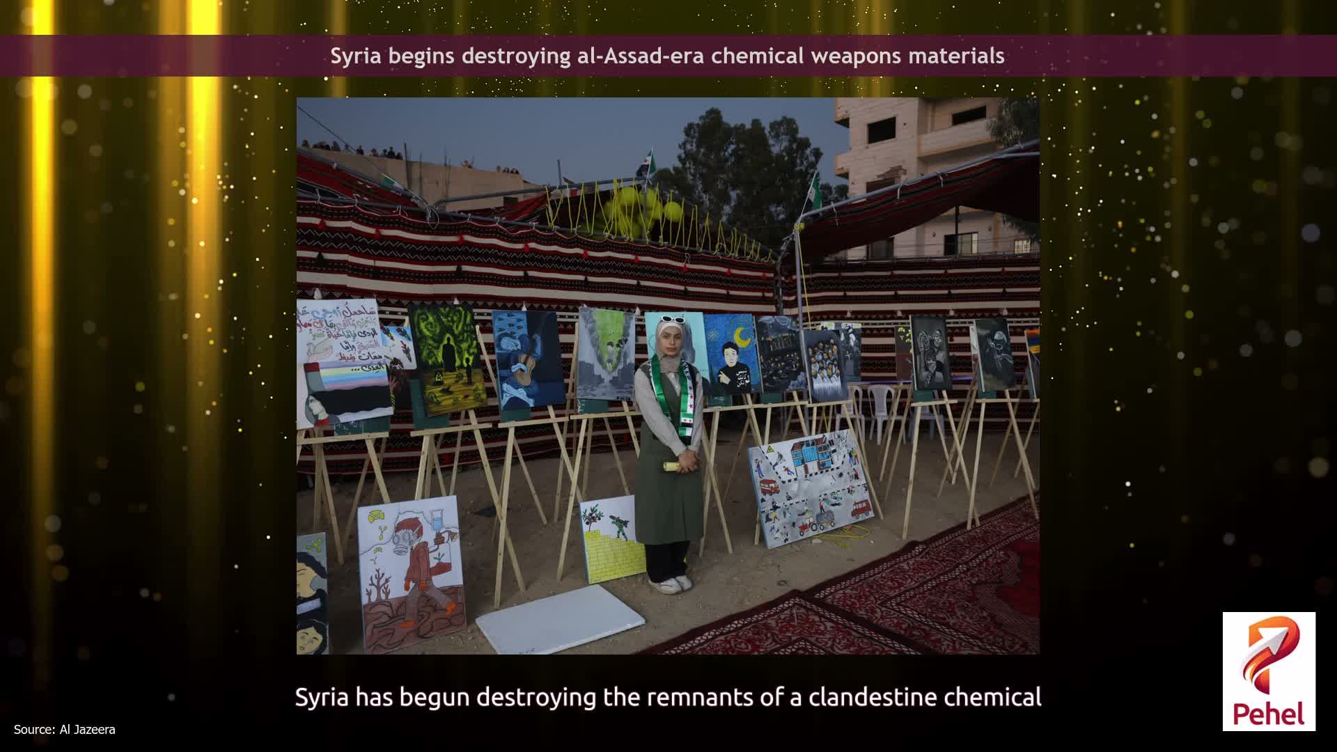 Syria begins destroying al-Assad-era chemical weapons materials