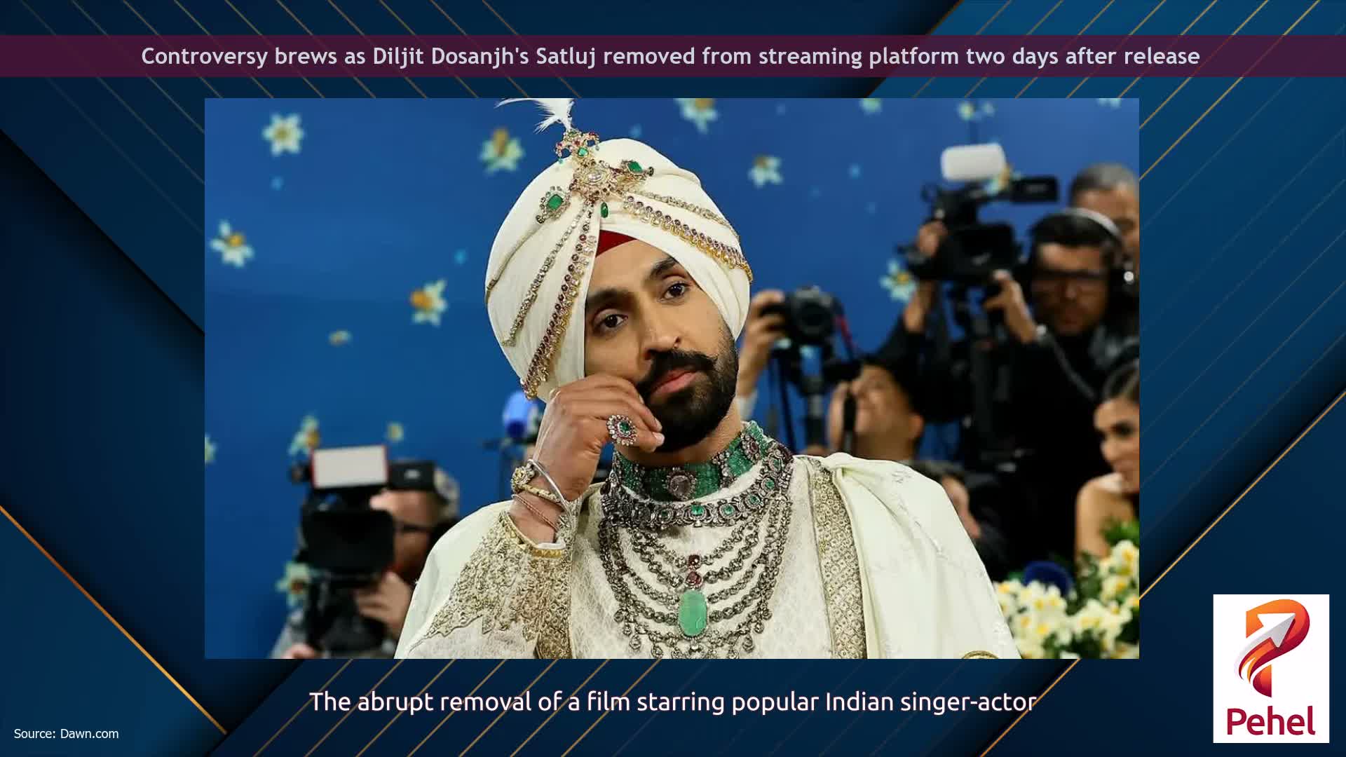 Controversy brews as Diljit Dosanjh's Satluj removed from streaming platform two days after release