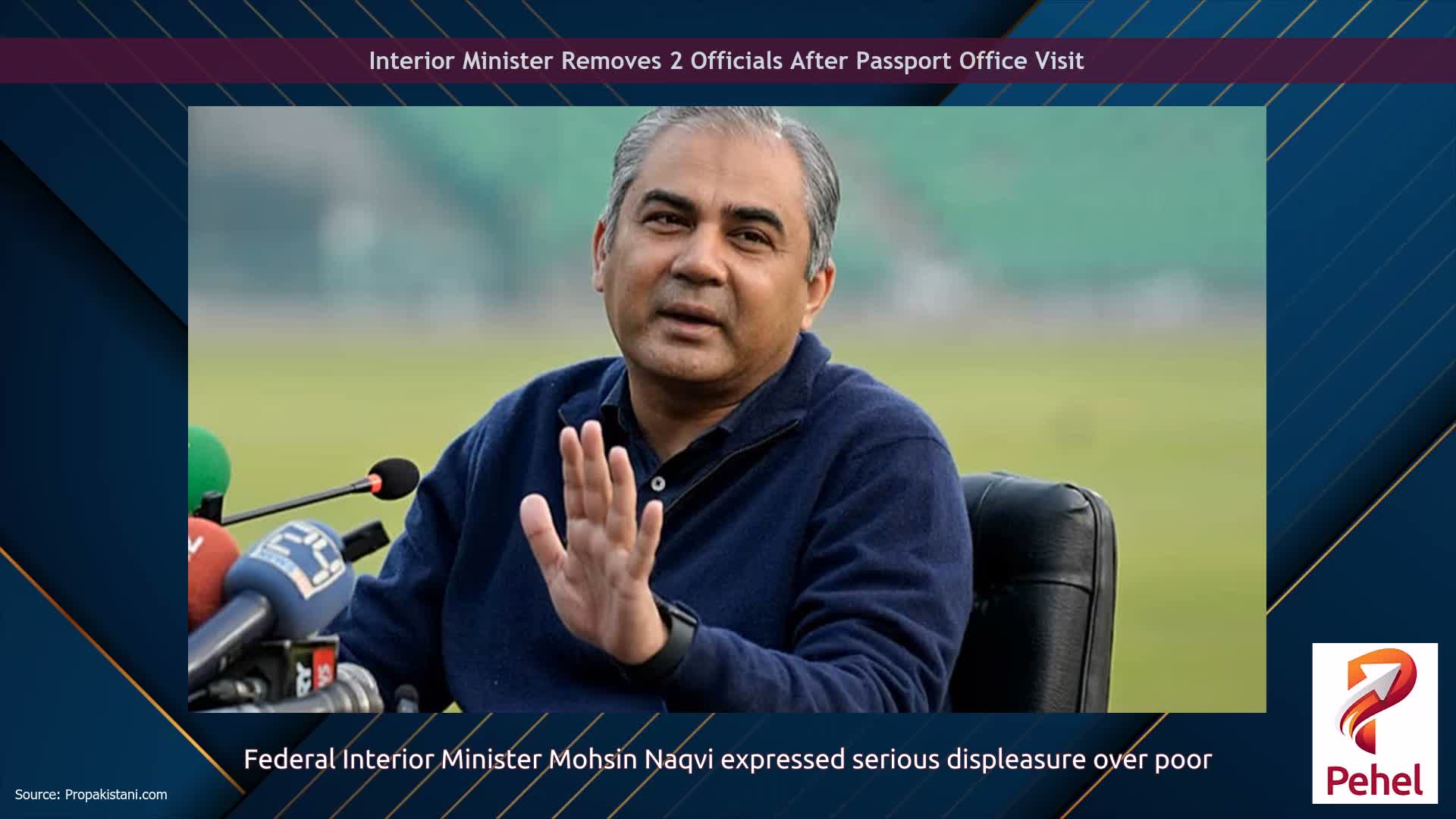 Interior Minister Removes 2 Officials After Passport Office Visit