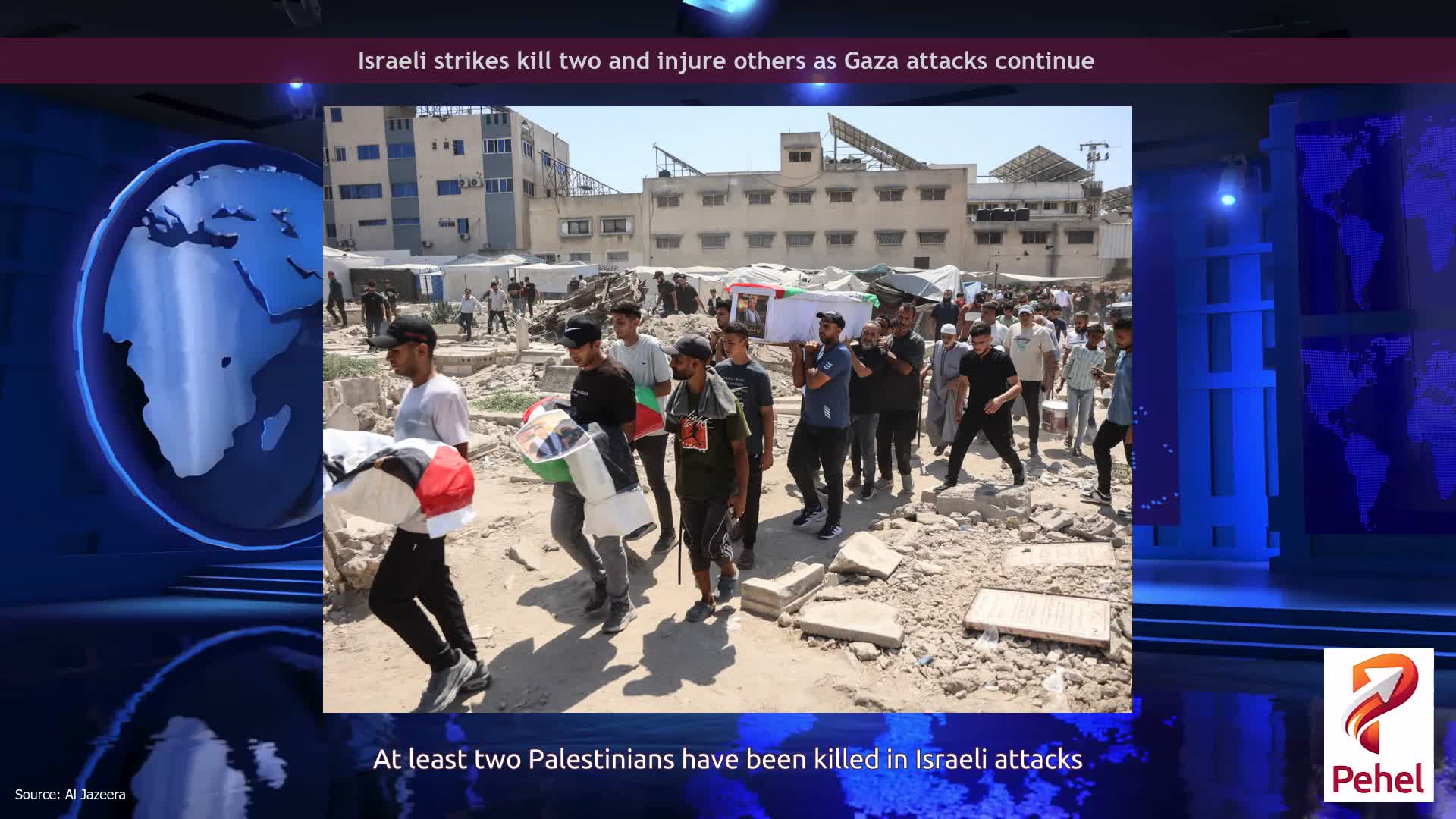 Israeli strikes kill two and injure others as Gaza attacks continue