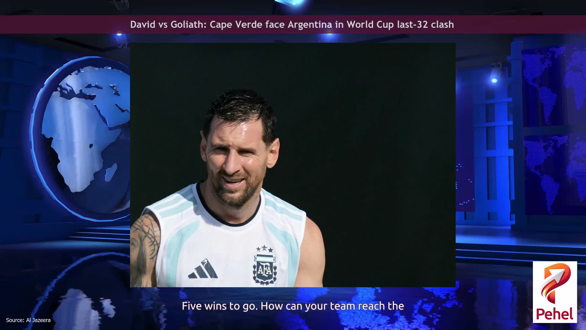 David vs Goliath: Cape Verde face Argentina in World Cup last-32 clash