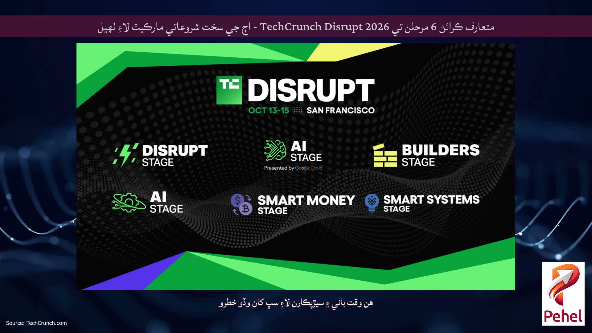 متعارف ڪرائڻ 6 مرحلن تي TechCrunch Disrupt 2026 - اڄ جي سخت شروعاتي مارڪيٽ لاءِ ٺهيل