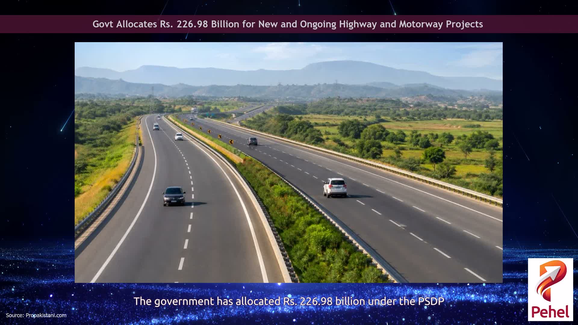 Govt Allocates Rs. 226.98 Billion for New and Ongoing Highway and Motorway Projects