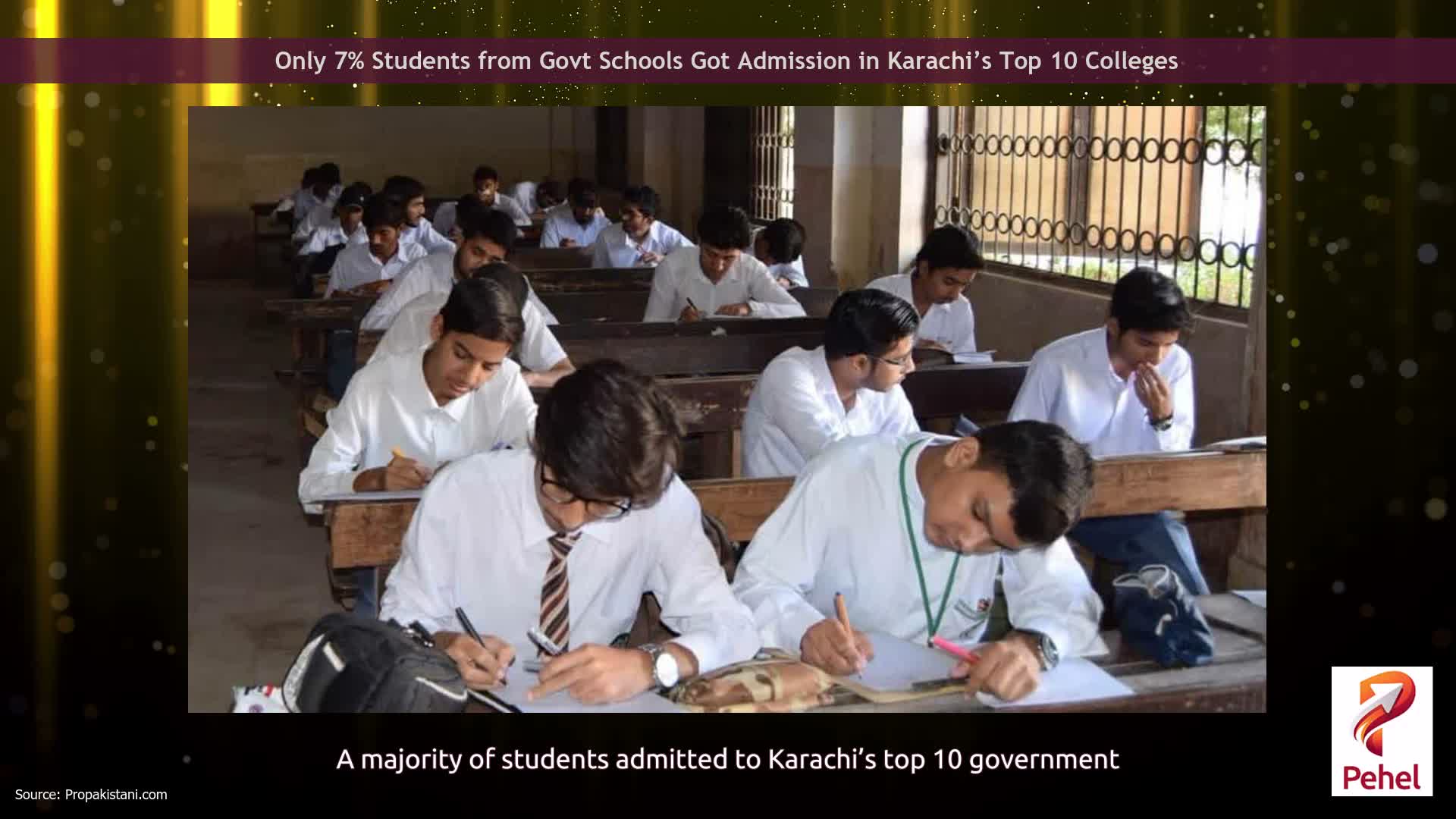 Only 7% Students from Govt Schools Got Admission in Karachi’s Top 10 Colleges