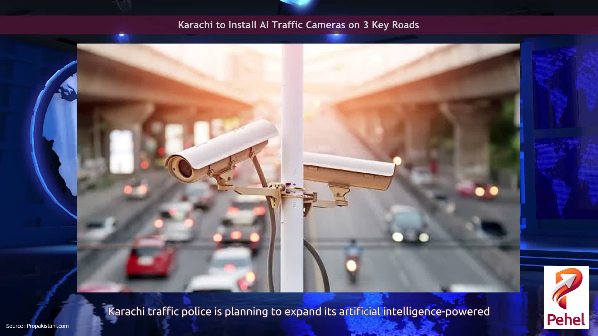 Karachi to Install AI Traffic Cameras on 3 Key Roads