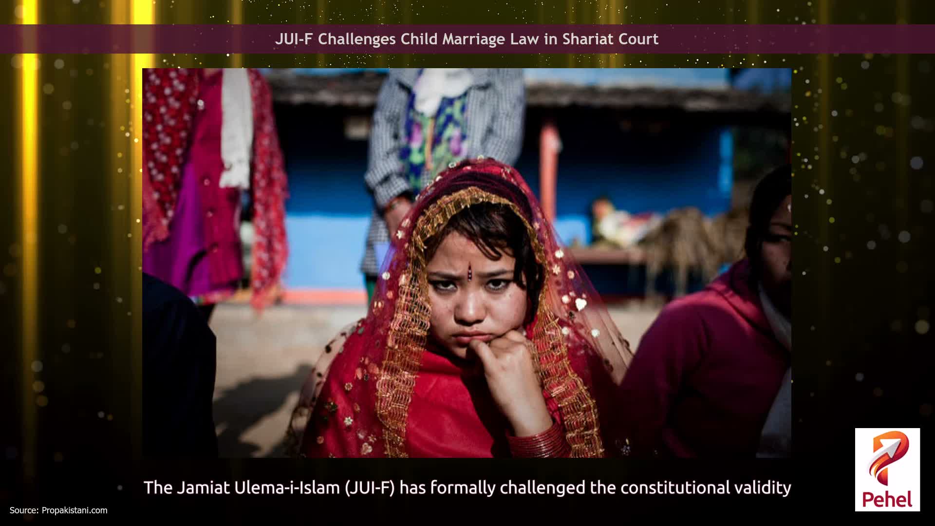 JUI-F Challenges Child Marriage Law in Shariat Court