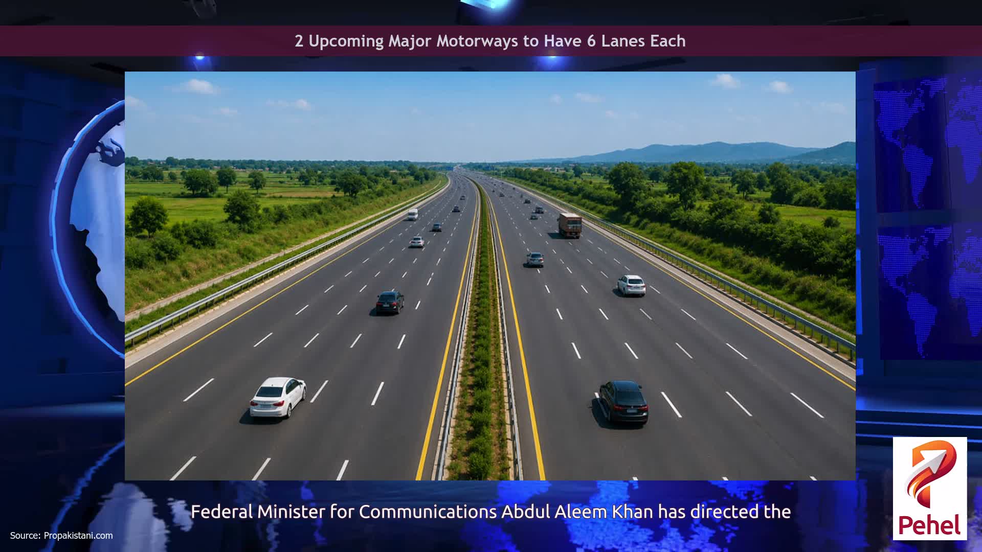 2 Upcoming Major Motorways to Have 6 Lanes Each