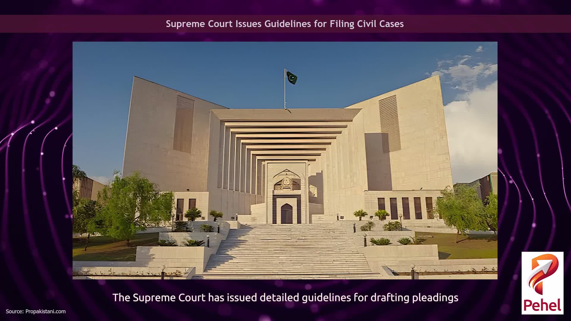 Supreme Court Issues Guidelines for Filing Civil Cases