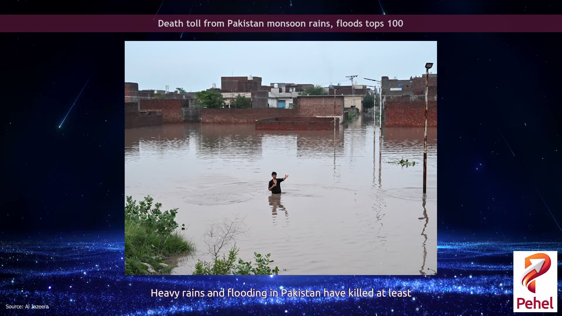 Death toll from Pakistan monsoon rains, floods tops 100
