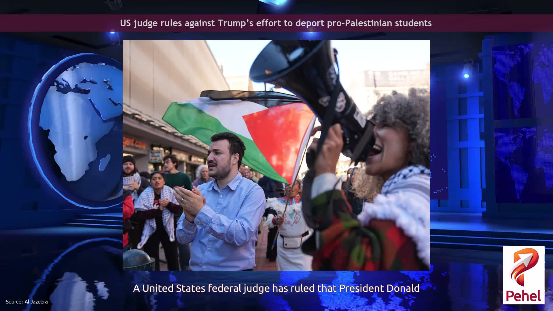 US judge rules against Trump’s effort to deport pro-Palestinian students
