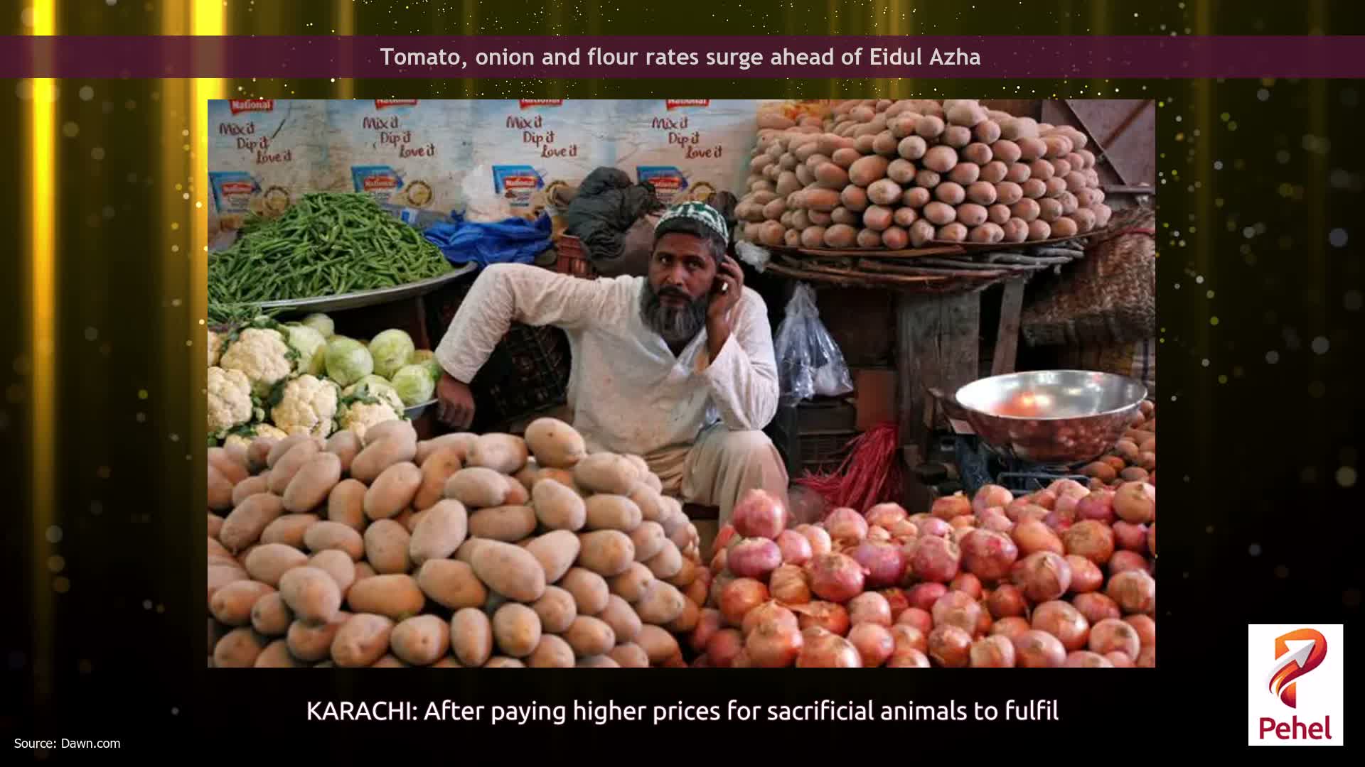 Tomato, onion and flour rates surge ahead of Eidul Azha