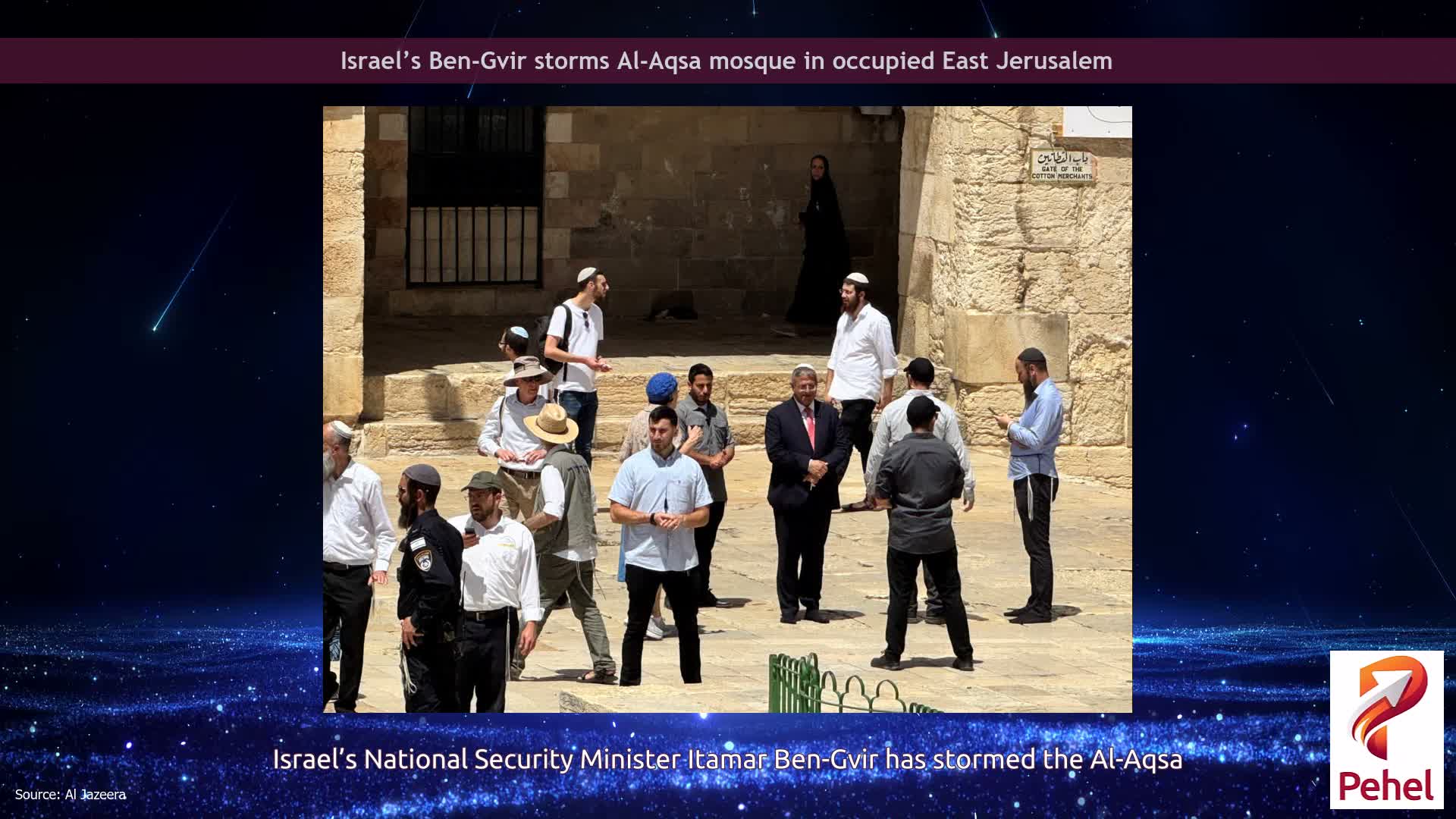 Israel’s Ben-Gvir storms Al-Aqsa mosque in occupied East Jerusalem