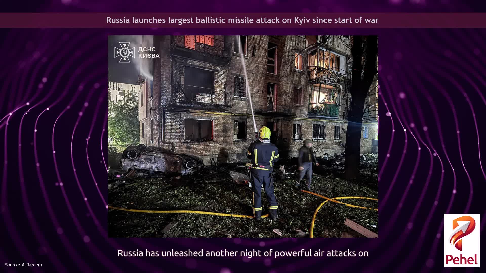 Russia launches largest ballistic missile attack on Kyiv since start of war