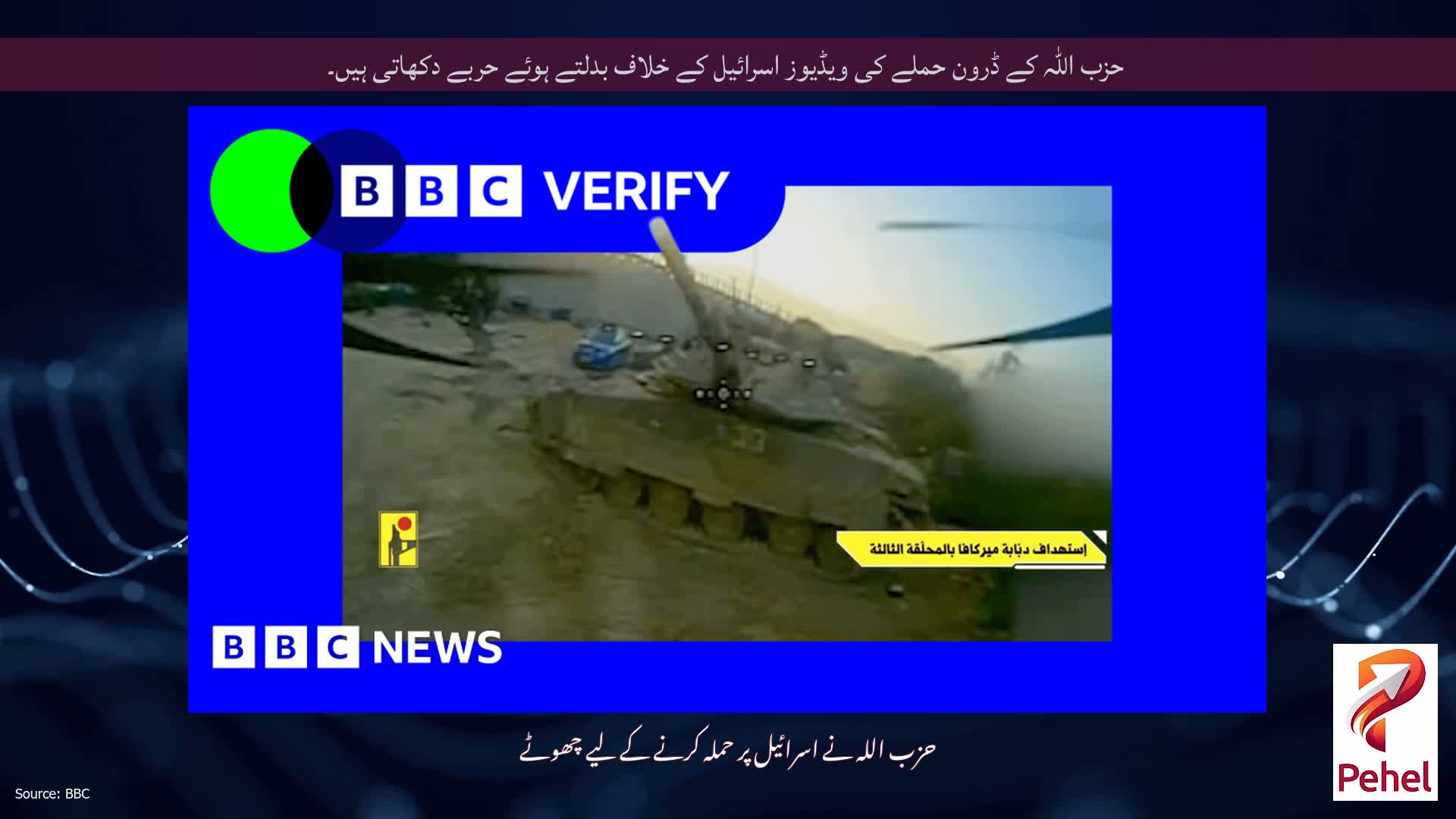 حزب اللہ کے ڈرون حملے کی ویڈیوز اسرائیل کے خلاف بدلتے ہوئے حربے دکھاتی ہیں۔