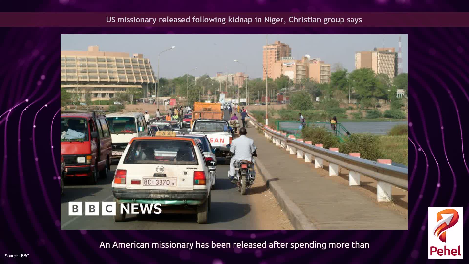 US missionary released following kidnap in Niger, Christian group says