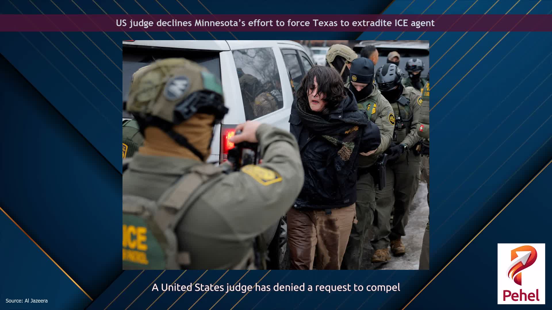 US judge declines Minnesota’s effort to force Texas to extradite ICE agent