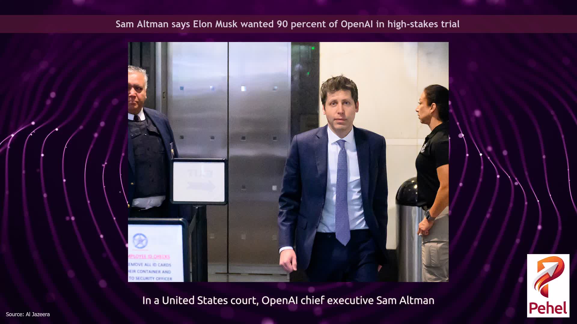 Sam Altman says Elon Musk wanted 90 percent of OpenAI in high-stakes trial