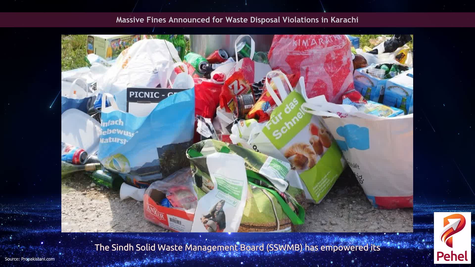 Massive Fines Announced for Waste Disposal Violations in Karachi