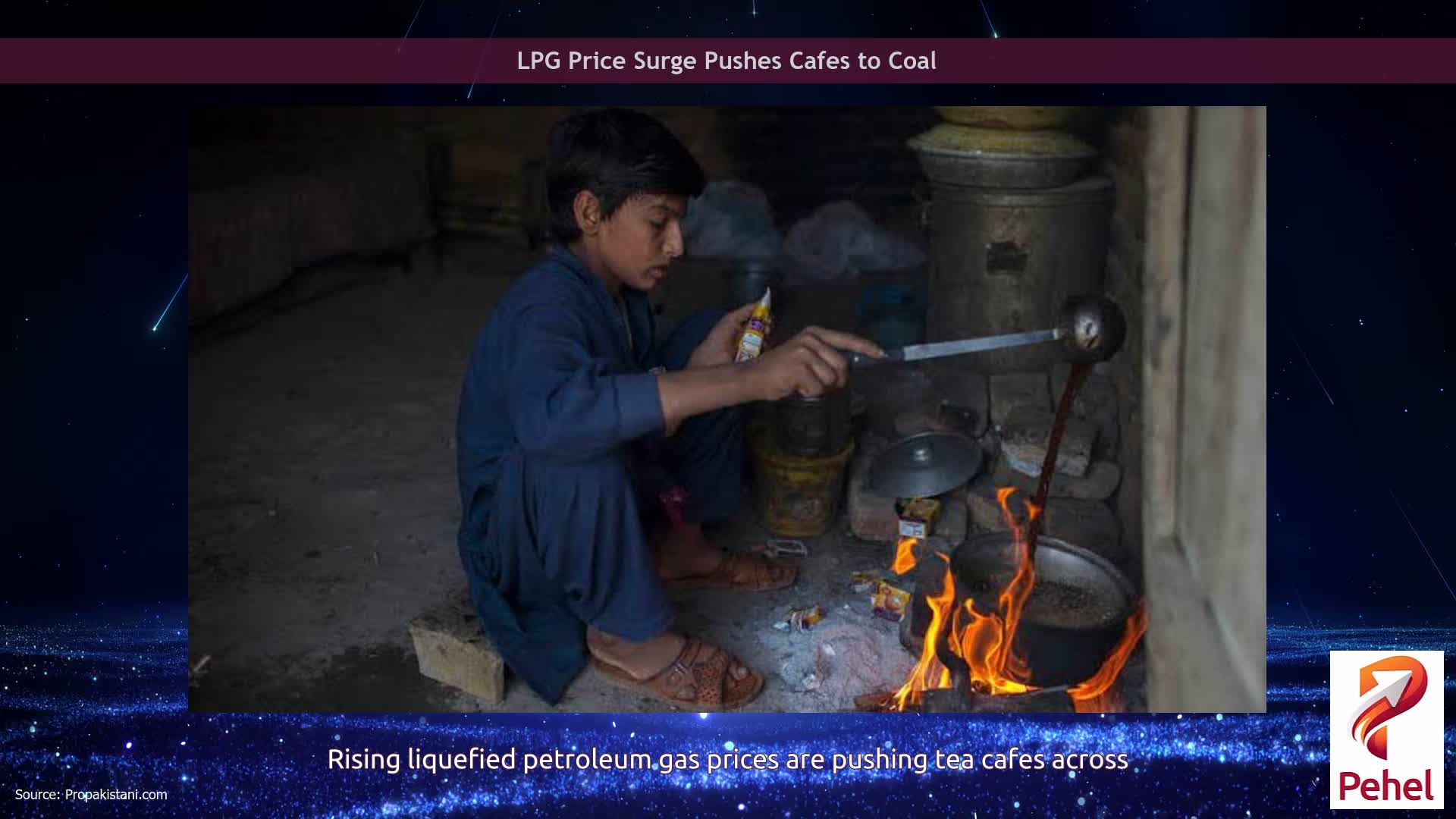 LPG Price Surge Pushes Cafes to Coal
