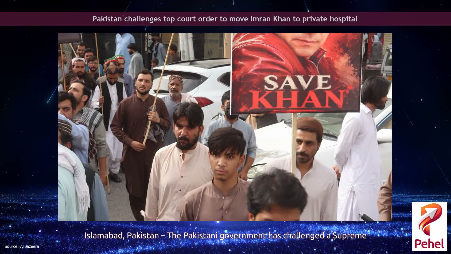 Pakistan challenges top court order to move Imran Khan to private hospital