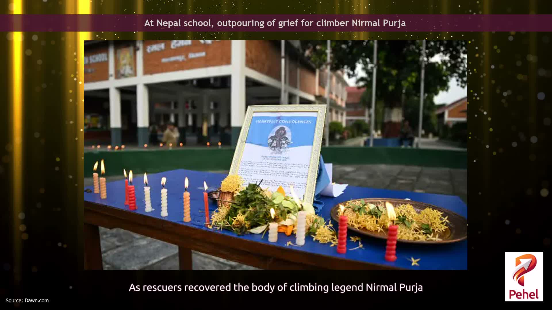 At Nepal school, outpouring of grief for climber Nirmal Purja