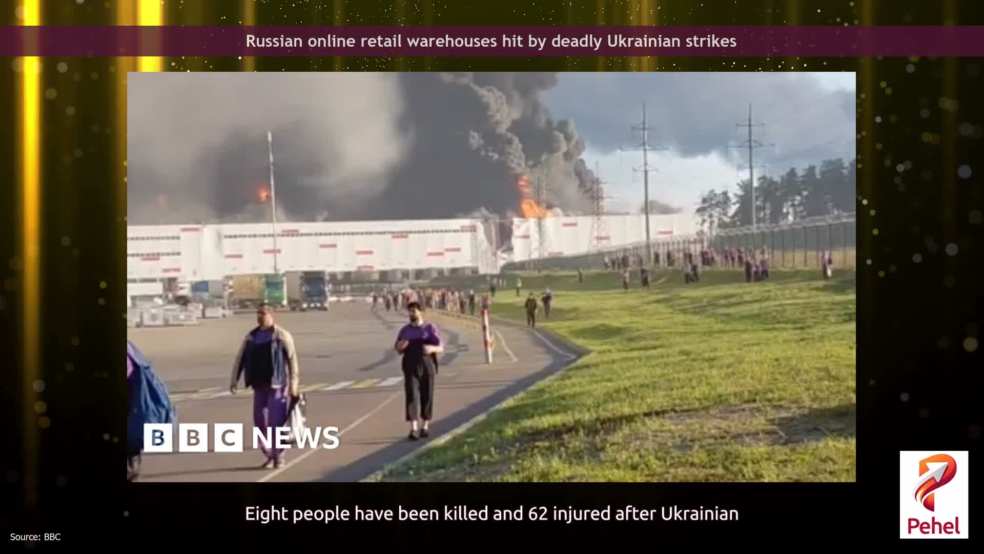 Russian online retail warehouses hit by deadly Ukrainian strikes