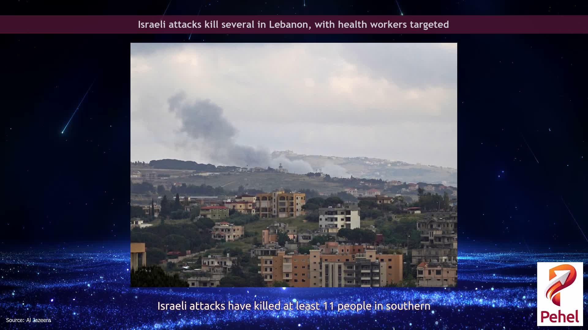 Israeli attacks kill several in Lebanon, with health workers targeted