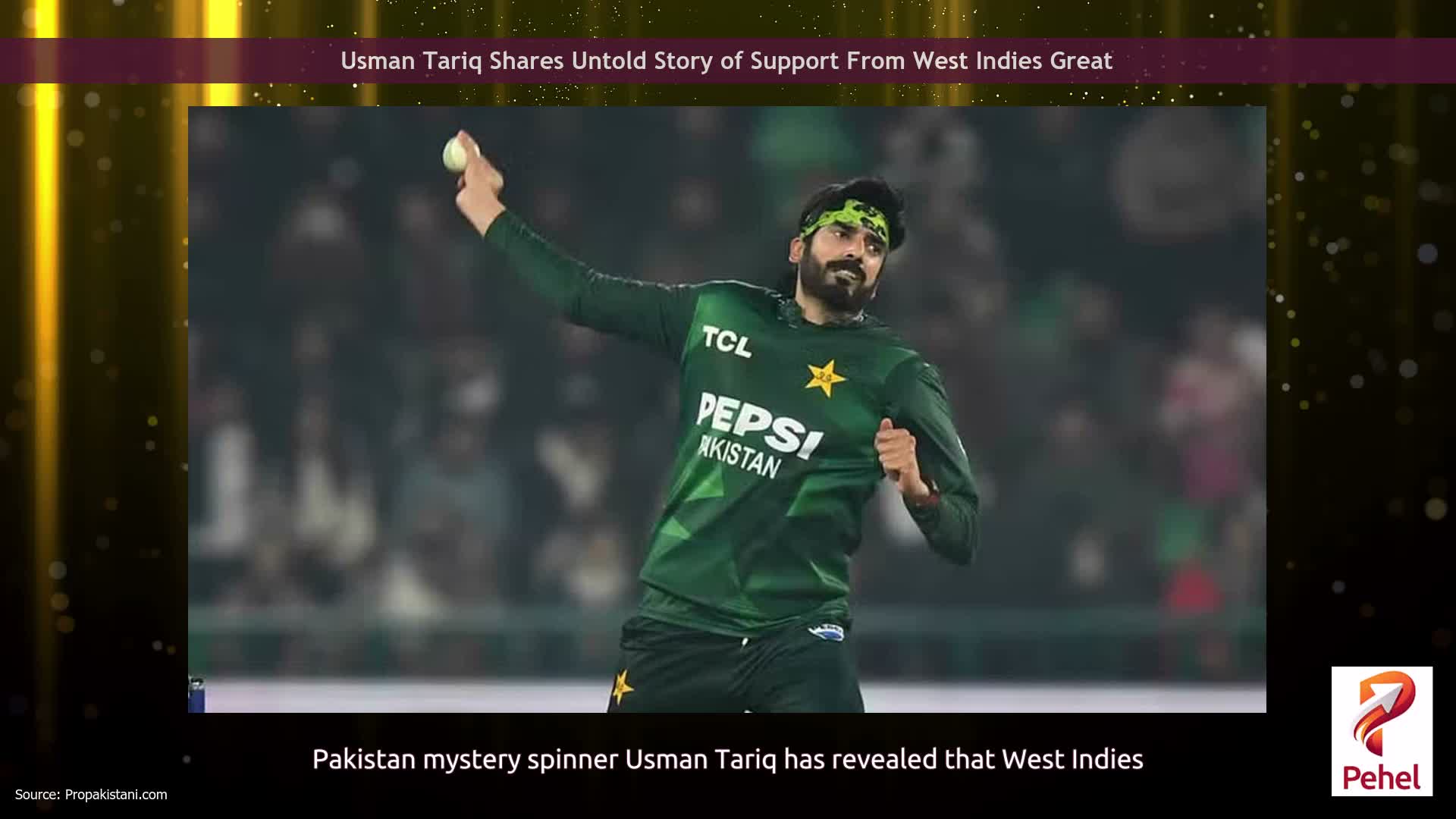 Usman Tariq Shares Untold Story of Support From West Indies Great