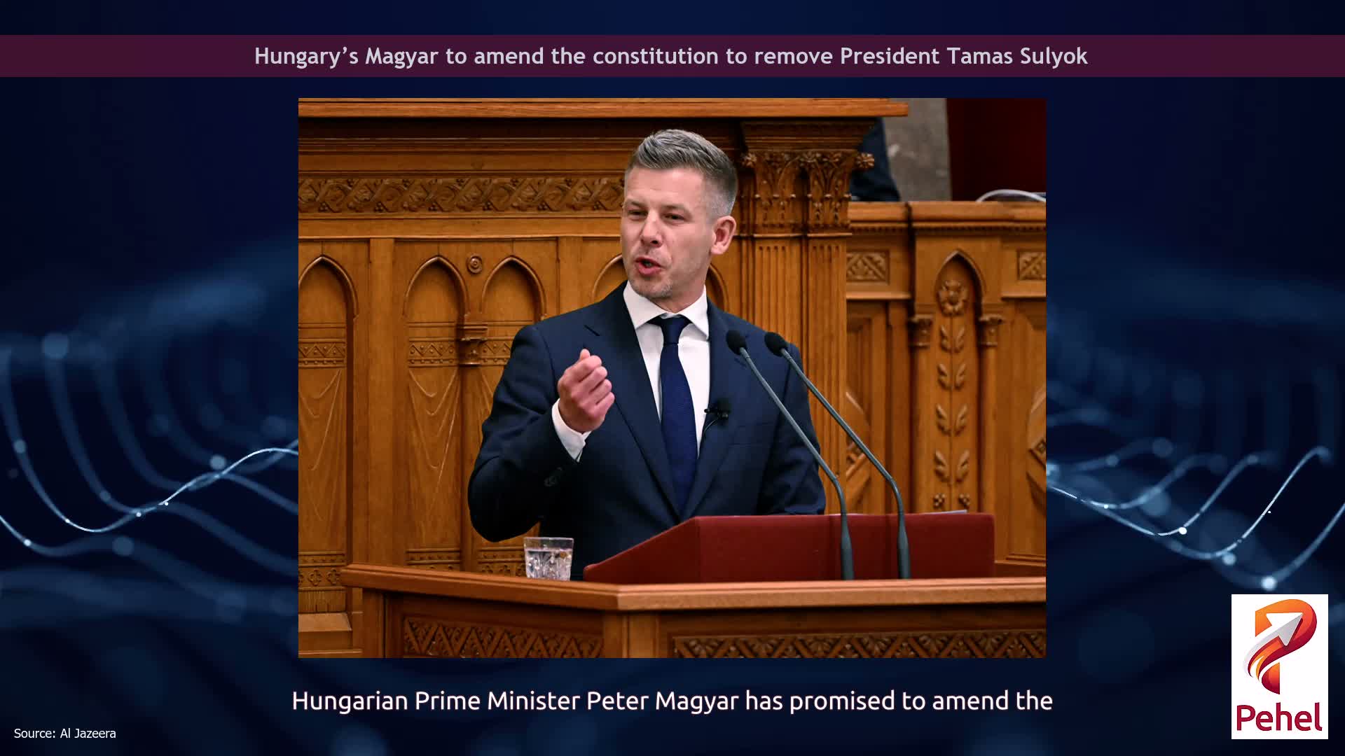Hungary’s Magyar to amend the constitution to remove President Tamas Sulyok