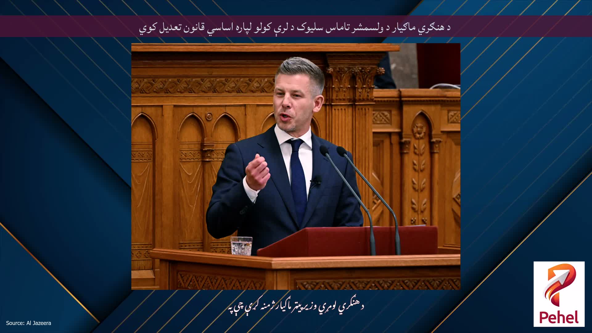 د هنګري ماګیار د ولسمشر تاماس سلیوک د لرې کولو لپاره اساسي قانون تعدیل کوي