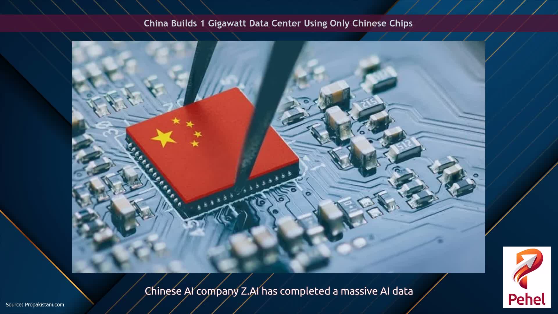 China Builds 1 Gigawatt Data Center Using Only Chinese Chips