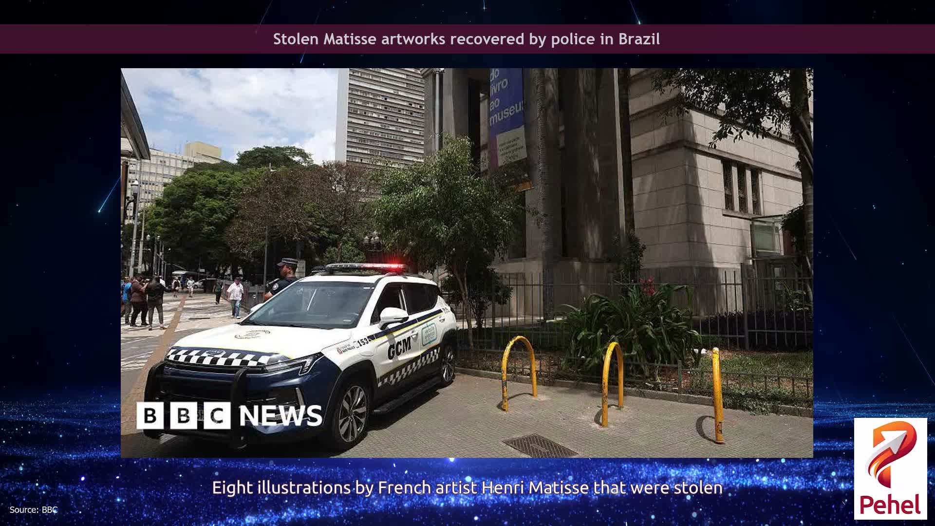 Stolen Matisse artworks recovered by police in Brazil
