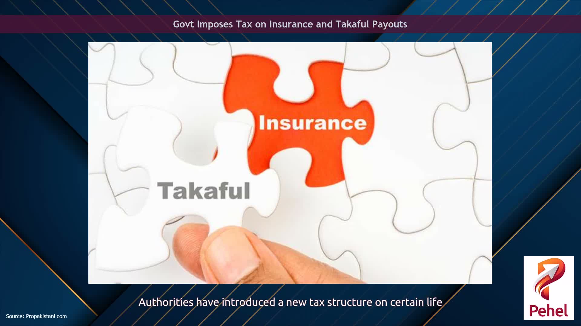 Govt Imposes Tax on Insurance and Takaful Payouts