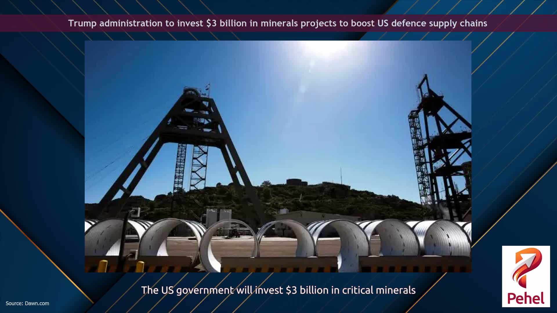 Trump administration to invest $3 billion in minerals projects to boost US defence supply chains