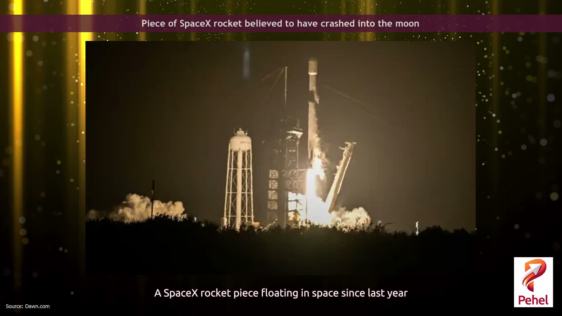 Piece of SpaceX rocket believed to have crashed into the moon